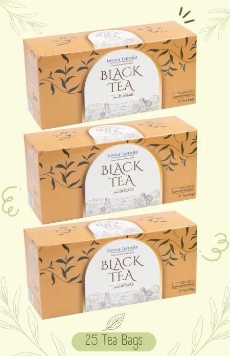 Black Tea Bags from Chengmari Tea Garden - Pack of 3