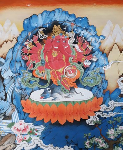 GANESHA (Sanrskrit) or CHOG DHAK (Tibetan) Painting