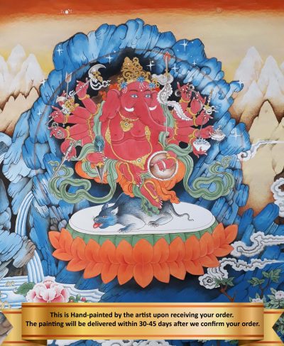 GANESHA (Sanrskrit) or CHOG DHAK (Tibetan) Painting
