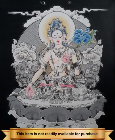VAJRASATTVA (Sanskrit) / DORJEE TSEMPA (Tibetan) Painting