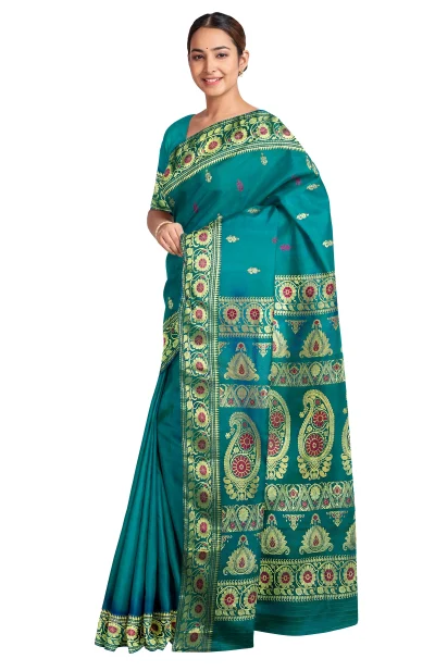 Baluchari Pargalani Silk Saree