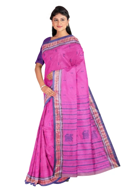 Garod Silk Saree - Pink