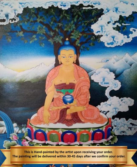 SAKYAMUNI BUDDHA (Sanskrit) or SANG GYAY (Tibetan) Painting