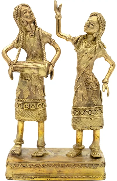 Dokra Table Top Couple