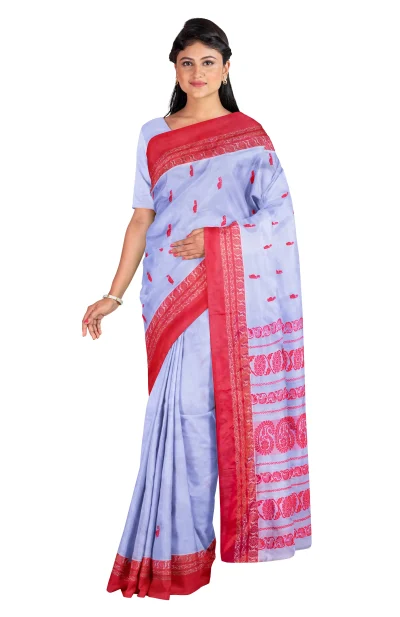 Garod Silk Saree - Grey