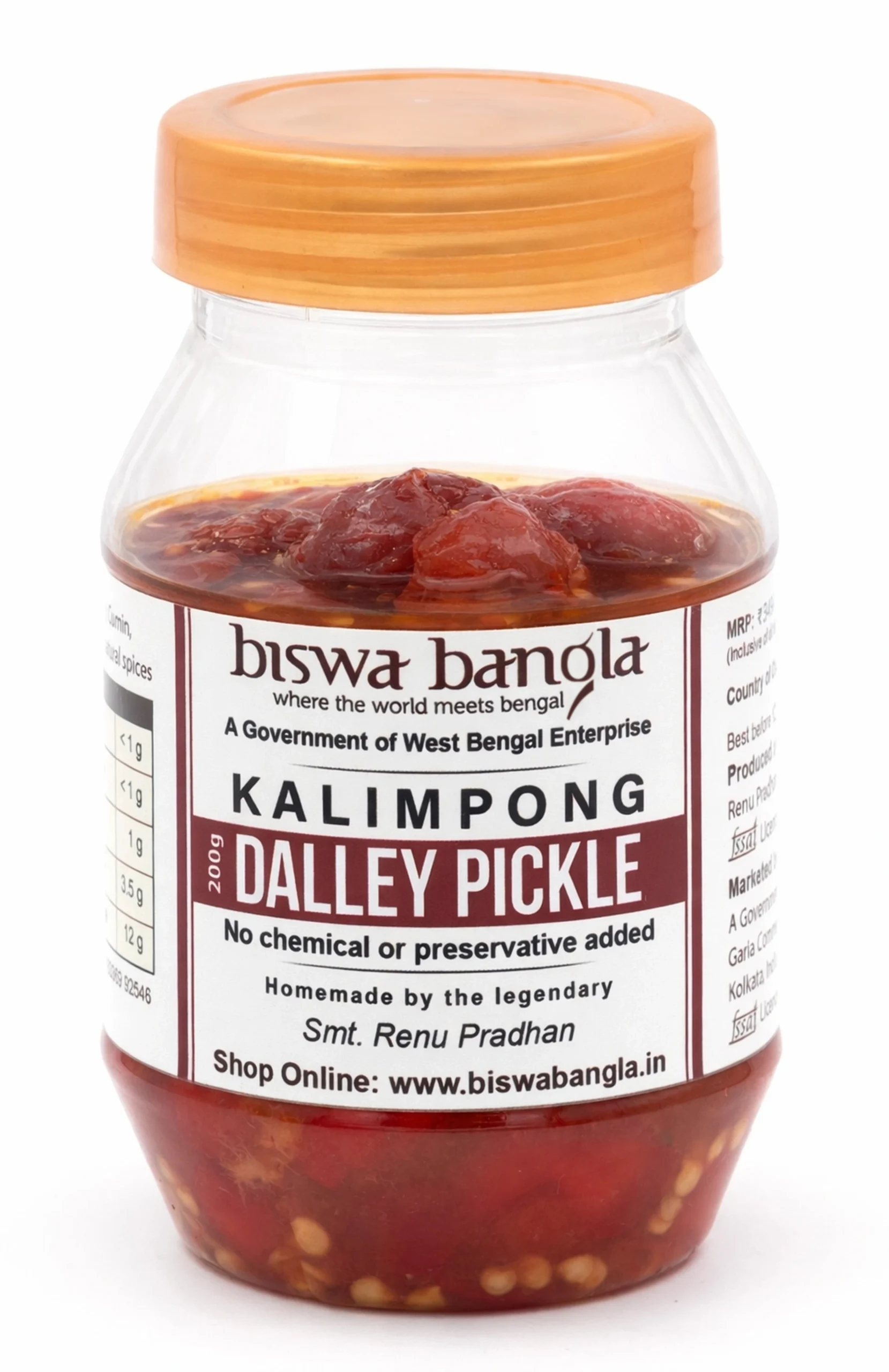 400g Kalimpong Dalley Pickle - set of two packs