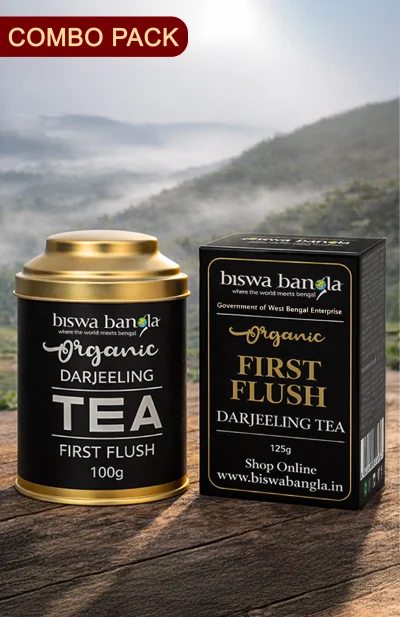 225g Organic 1st Flush Darjeeling Tea from Makaibari Tea Garden (Combo Pack)