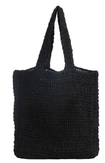 Jute Tote Bag - Black