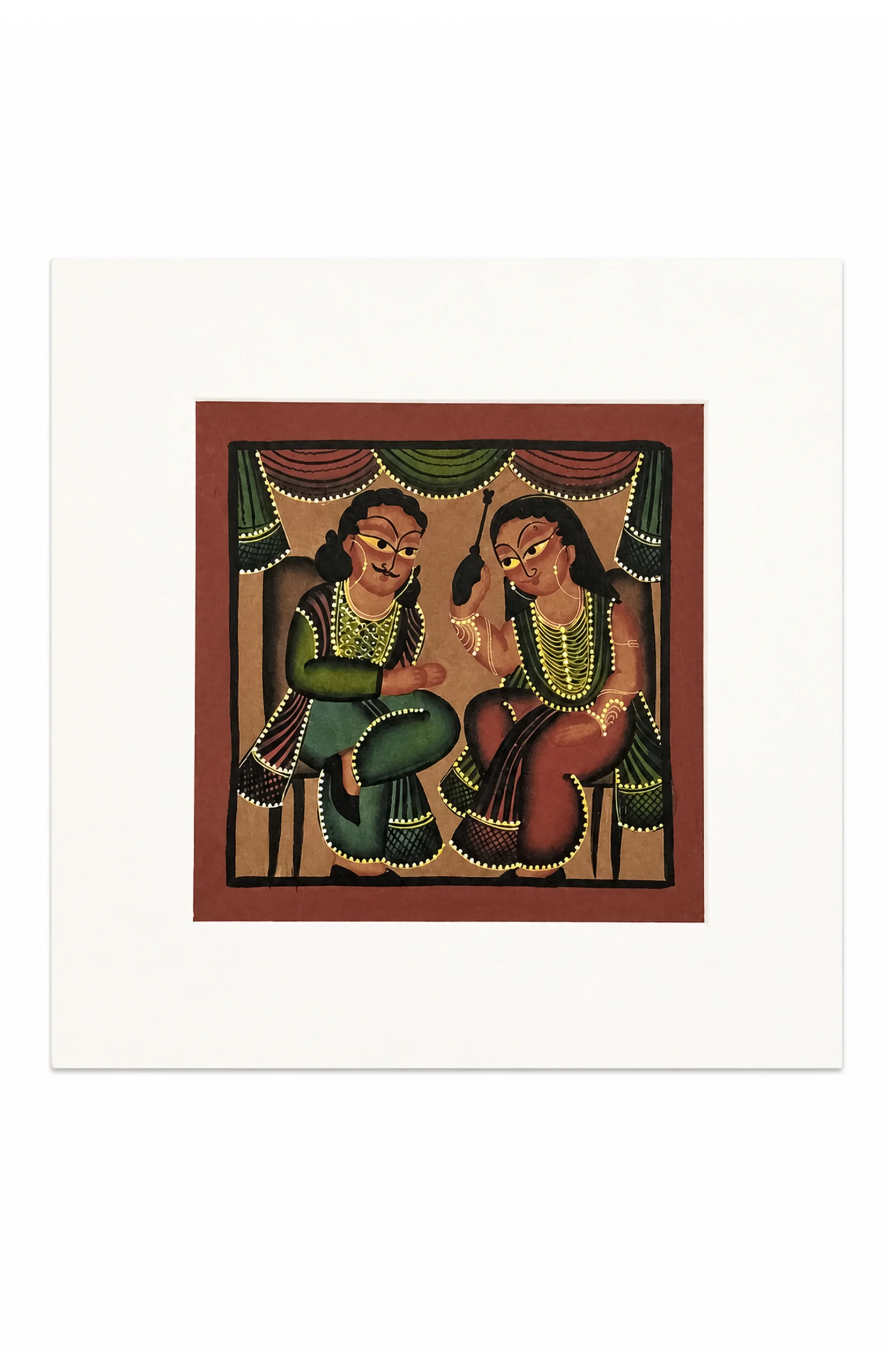 Patachitra Painting (Babu-Bibi)