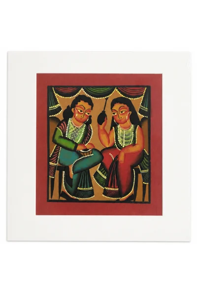 Patachitra Painting (Babu-Bibi)
