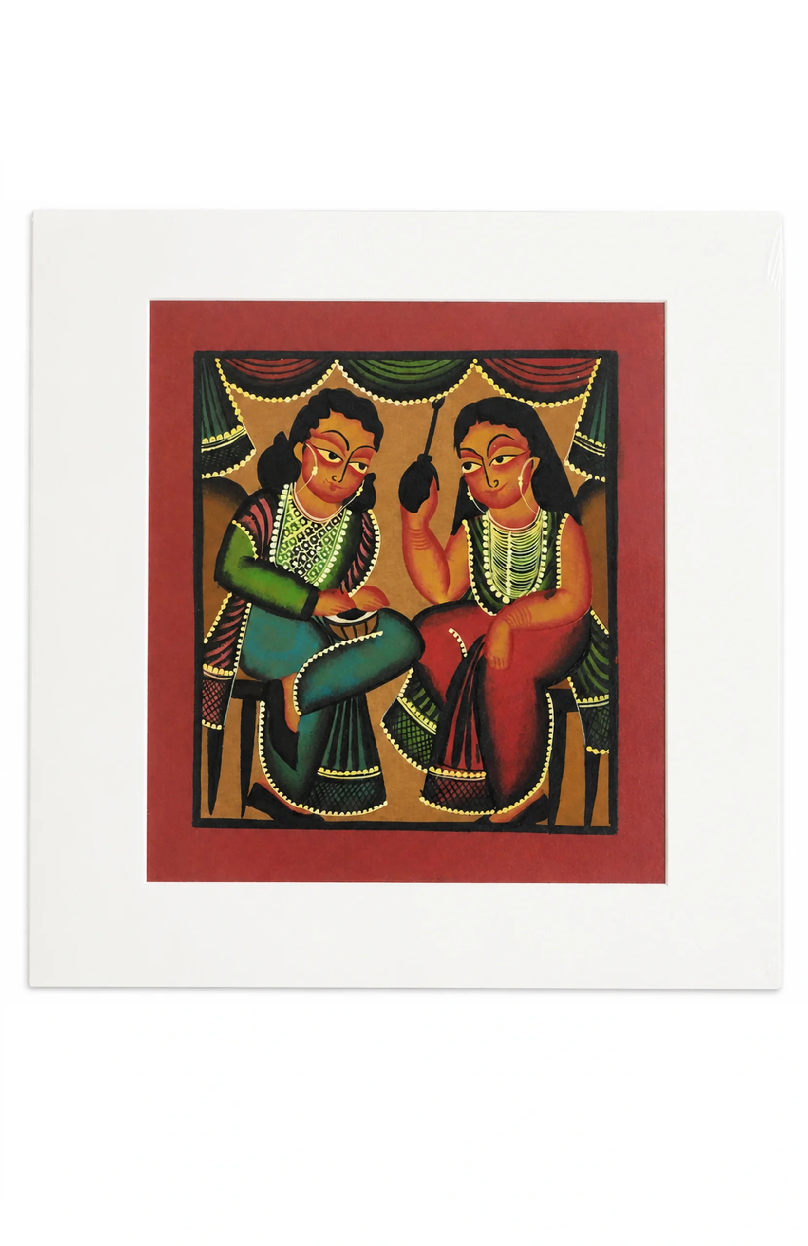 Patachitra Painting (Babu-Bibi)