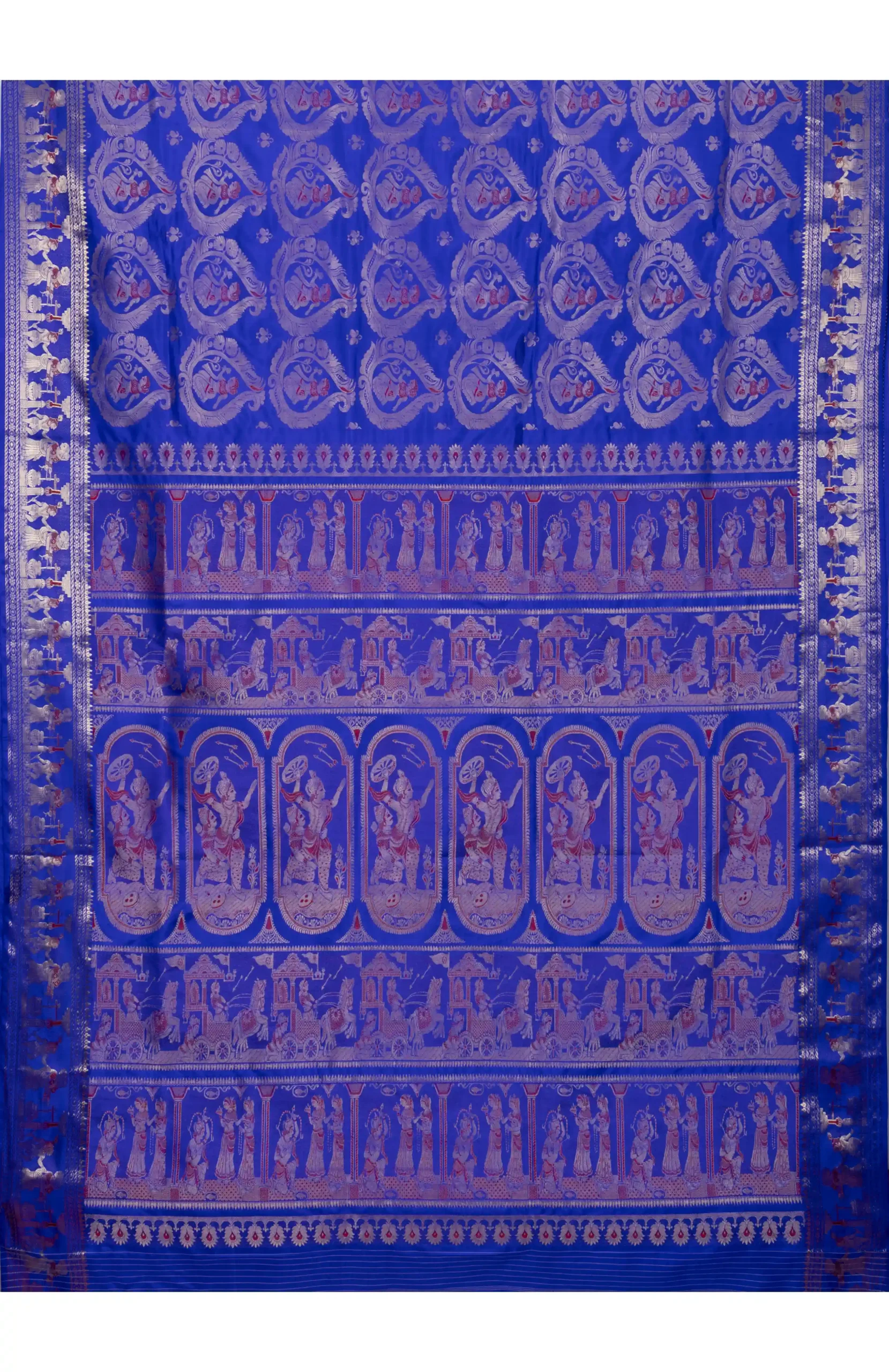Baluchari Silk Saree - Blue