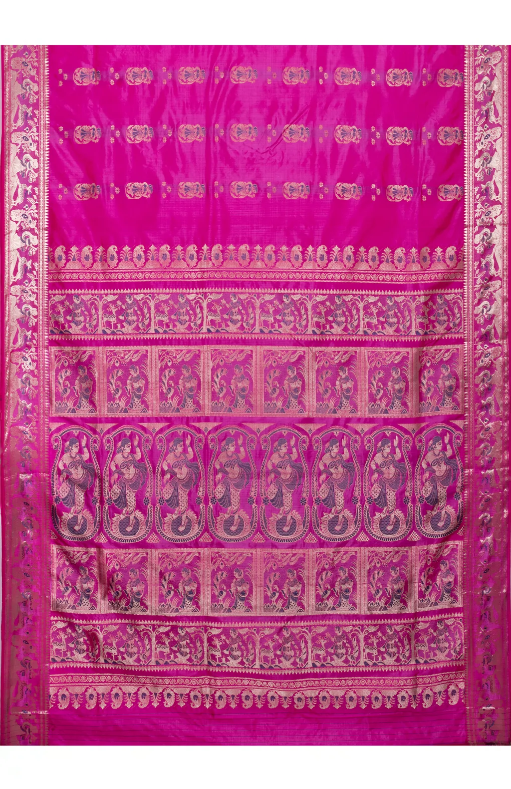 Swarnachari Silk Saree - Pink