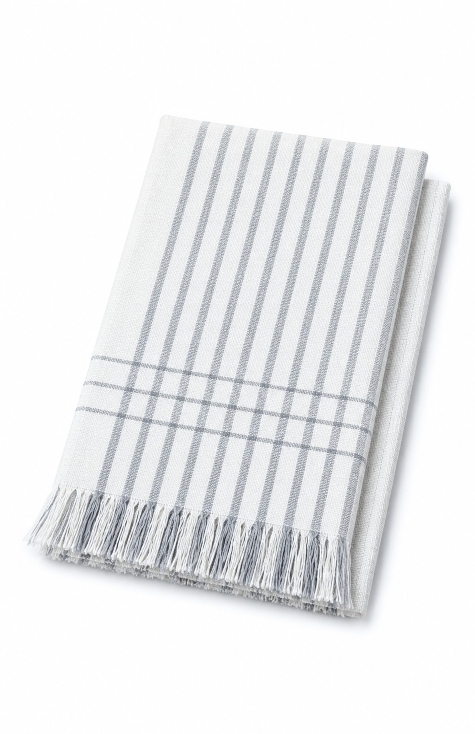 Yarn-Dyed Striped Cotton Hand Towel (Set of 3) - Image 3